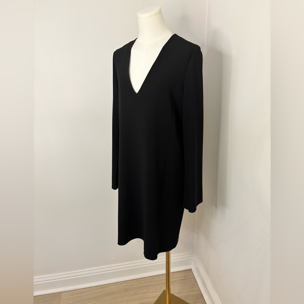 Theory Ulyssa Crepe Dress In Black Size M - Picture 2 of 11
